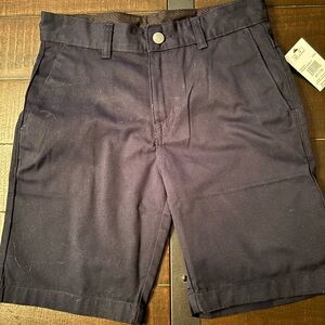 Volcom Black Flat Front Shorts Versatile Style